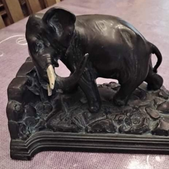Elephant Bookend - Picture 2 of 2